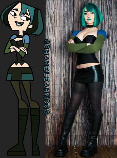 gwen cosplay total drama|RocailleCos Total Drama Island Gwen Cosplay Costume Crop。